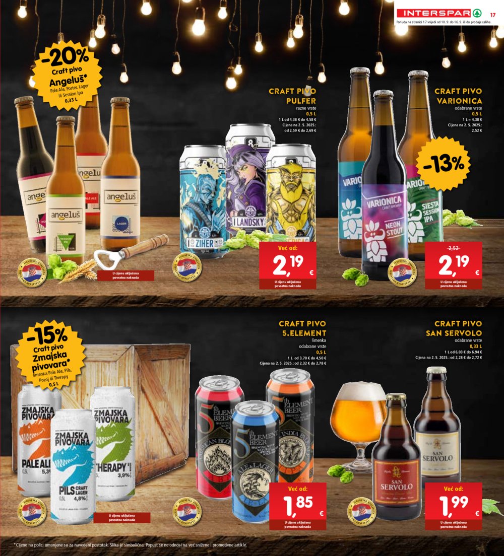 INTERSPAR katalog Akcija 10.09. - 16.09.2025.