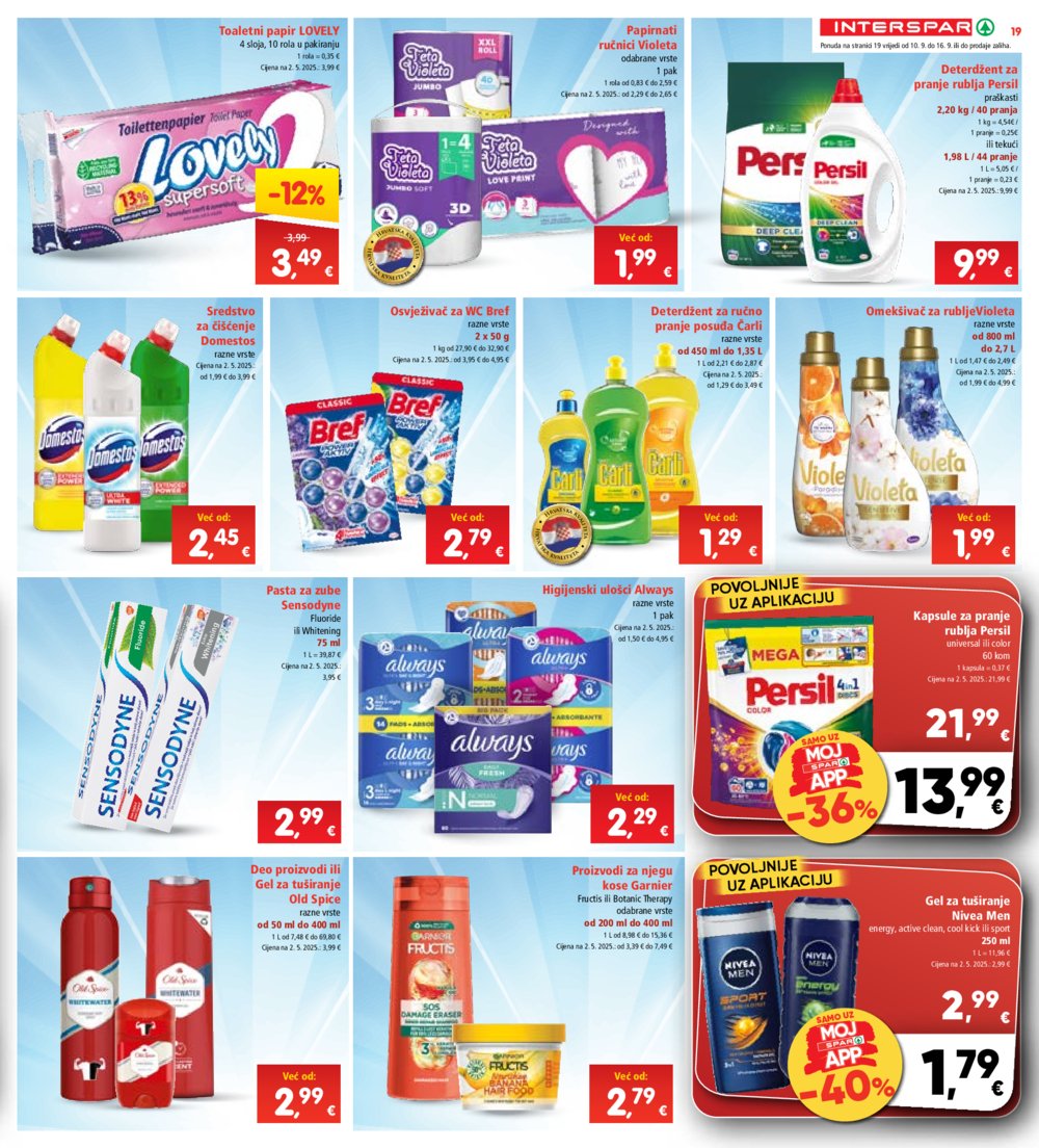 INTERSPAR katalog Akcija 10.09. - 16.09.2025.