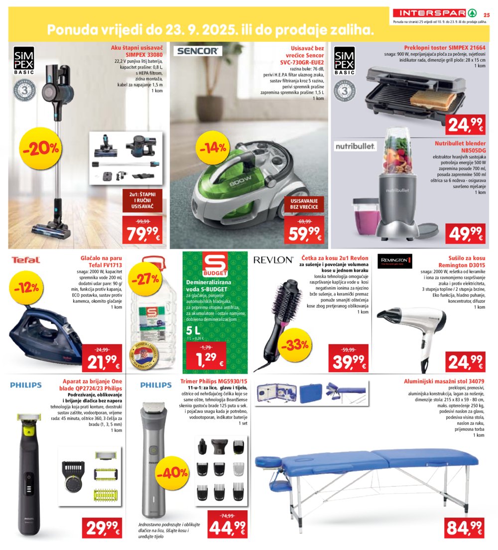 INTERSPAR katalog Akcija 10.09. - 16.09.2025.