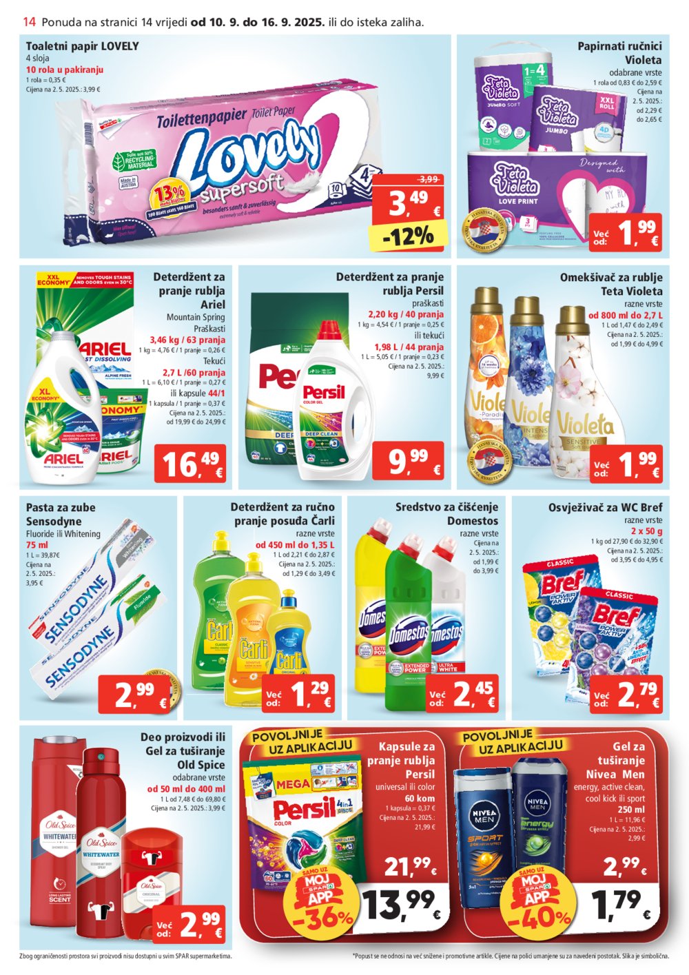SPAR katalog Akcija 10.09. - 16.09.2025.