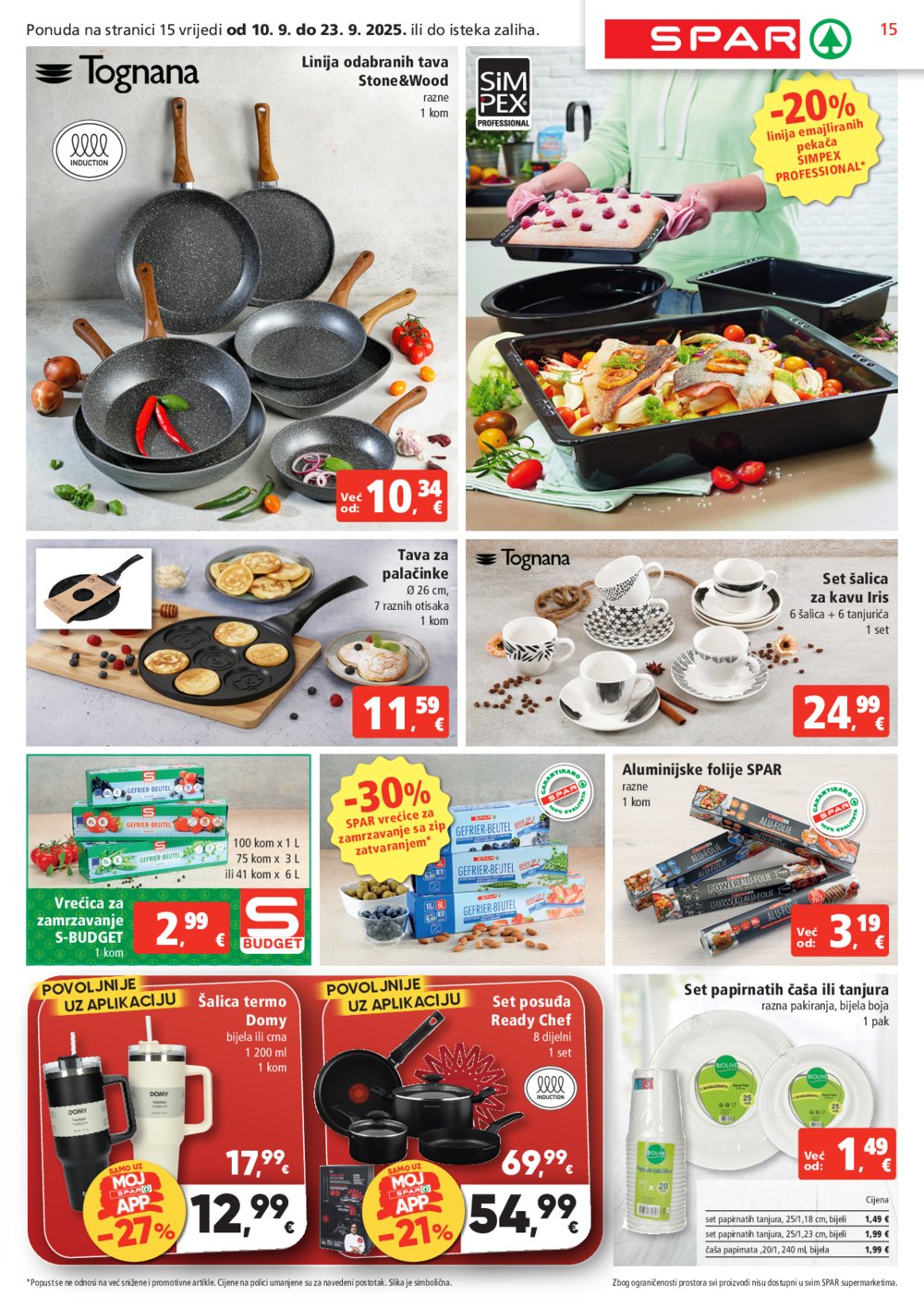 SPAR katalog Akcija 10.09. - 16.09.2025.