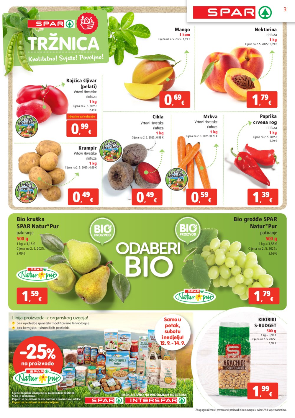 SPAR katalog Akcija 10.09. - 16.09.2025.