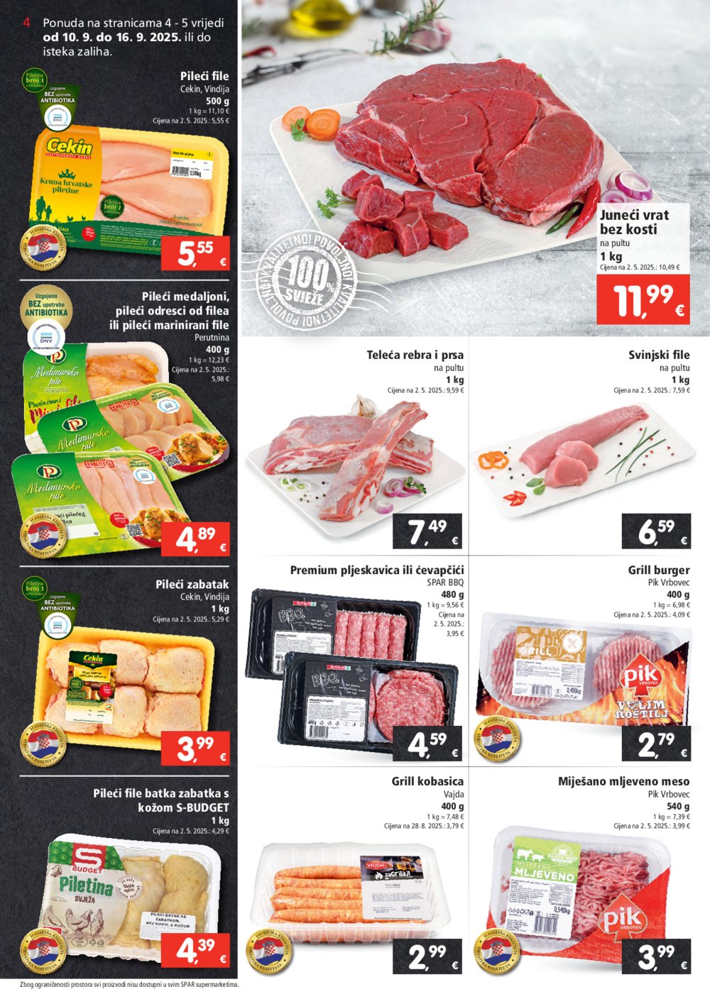 SPAR katalog Akcija 10.09. - 16.09.2025.