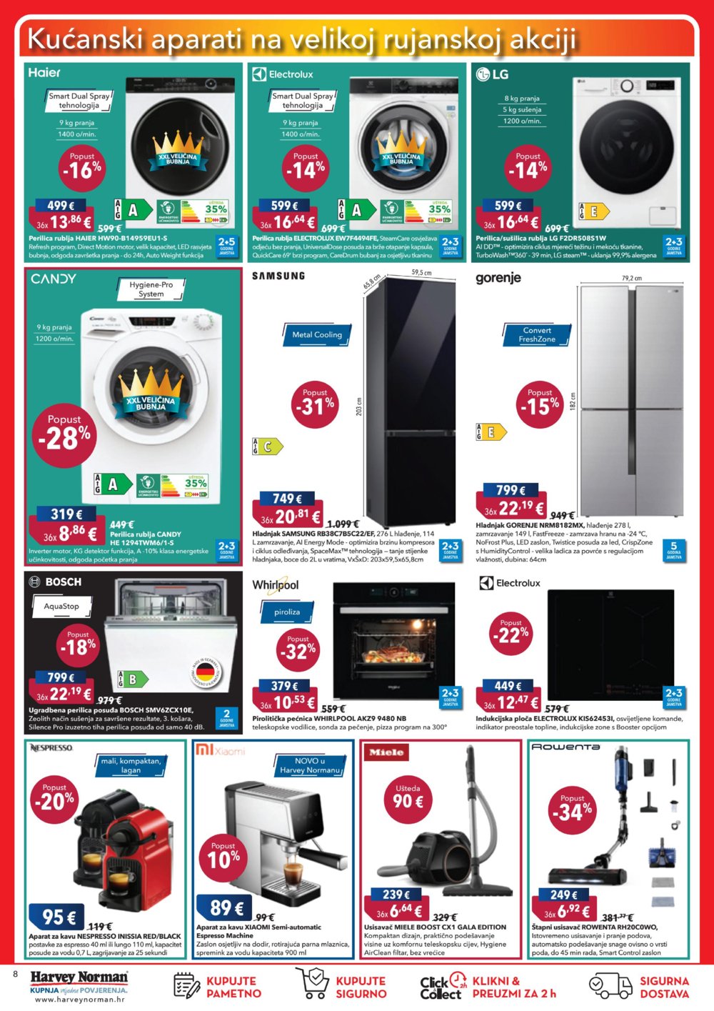 Harvey Norman katalog Velika rujanska Akcija 04.09.-17.09.2025.