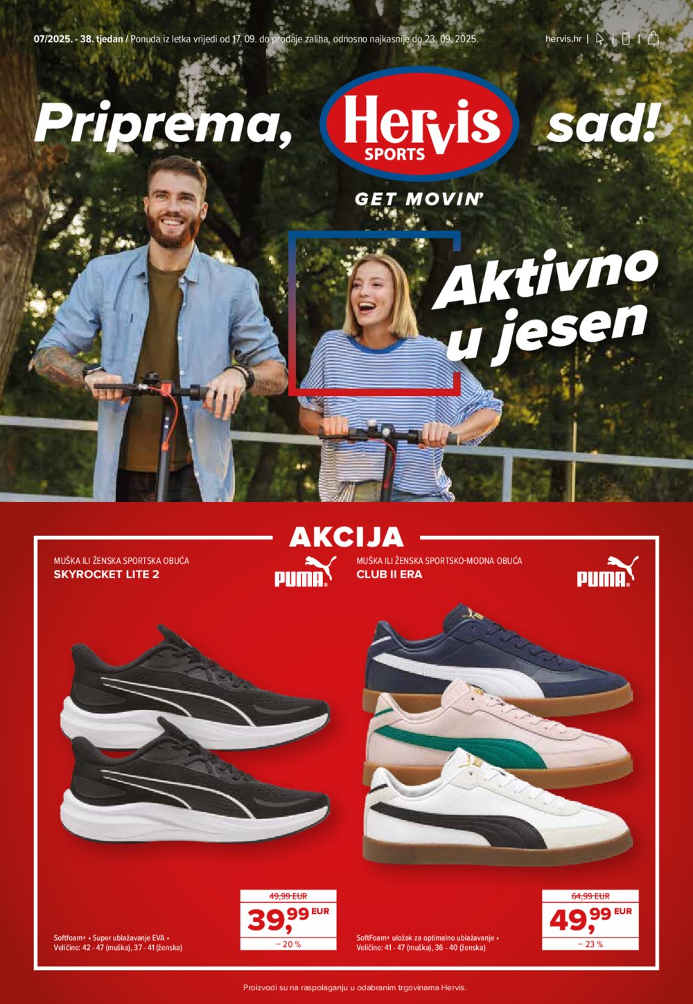 Hervis katalog Akcija 17.09.-23.09.2025.
