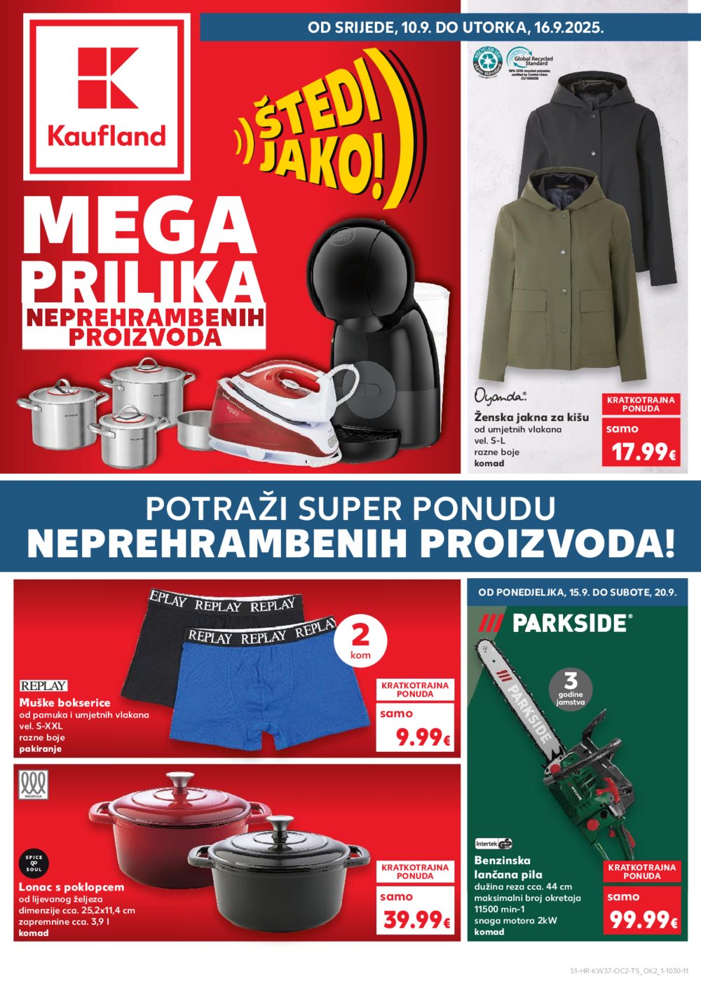 Kaufland katalog Neprehrambenih proizvoda 10.09.-16.09.2025.