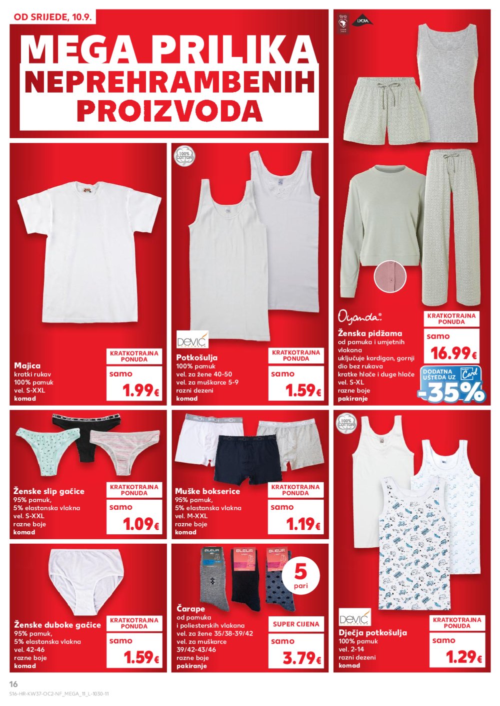 Kaufland katalog Neprehrambenih proizvoda 10.09.-16.09.2025.