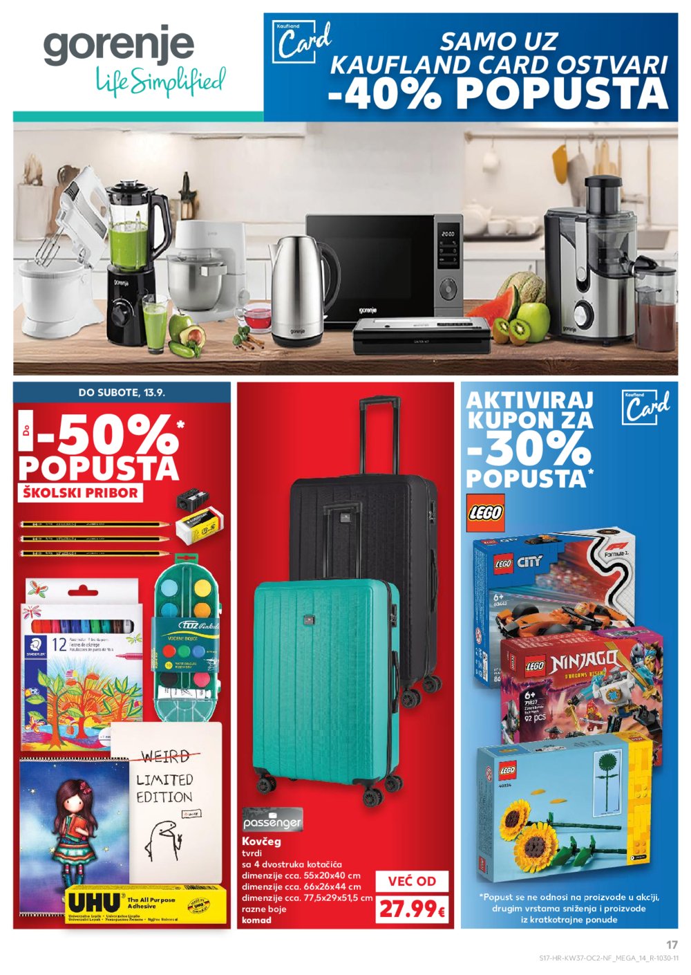 Kaufland katalog Neprehrambenih proizvoda 10.09.-16.09.2025.