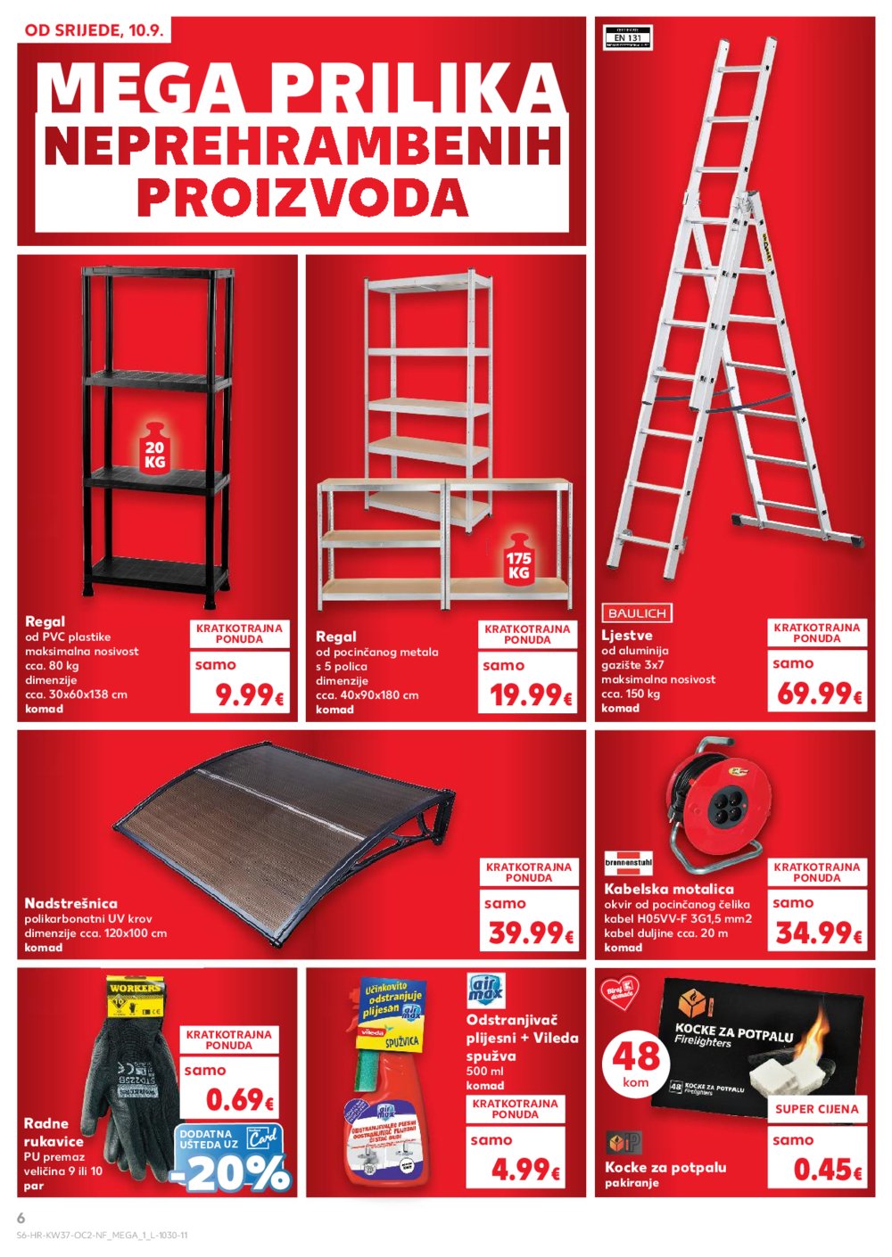 Kaufland katalog Neprehrambenih proizvoda 10.09.-16.09.2025.
