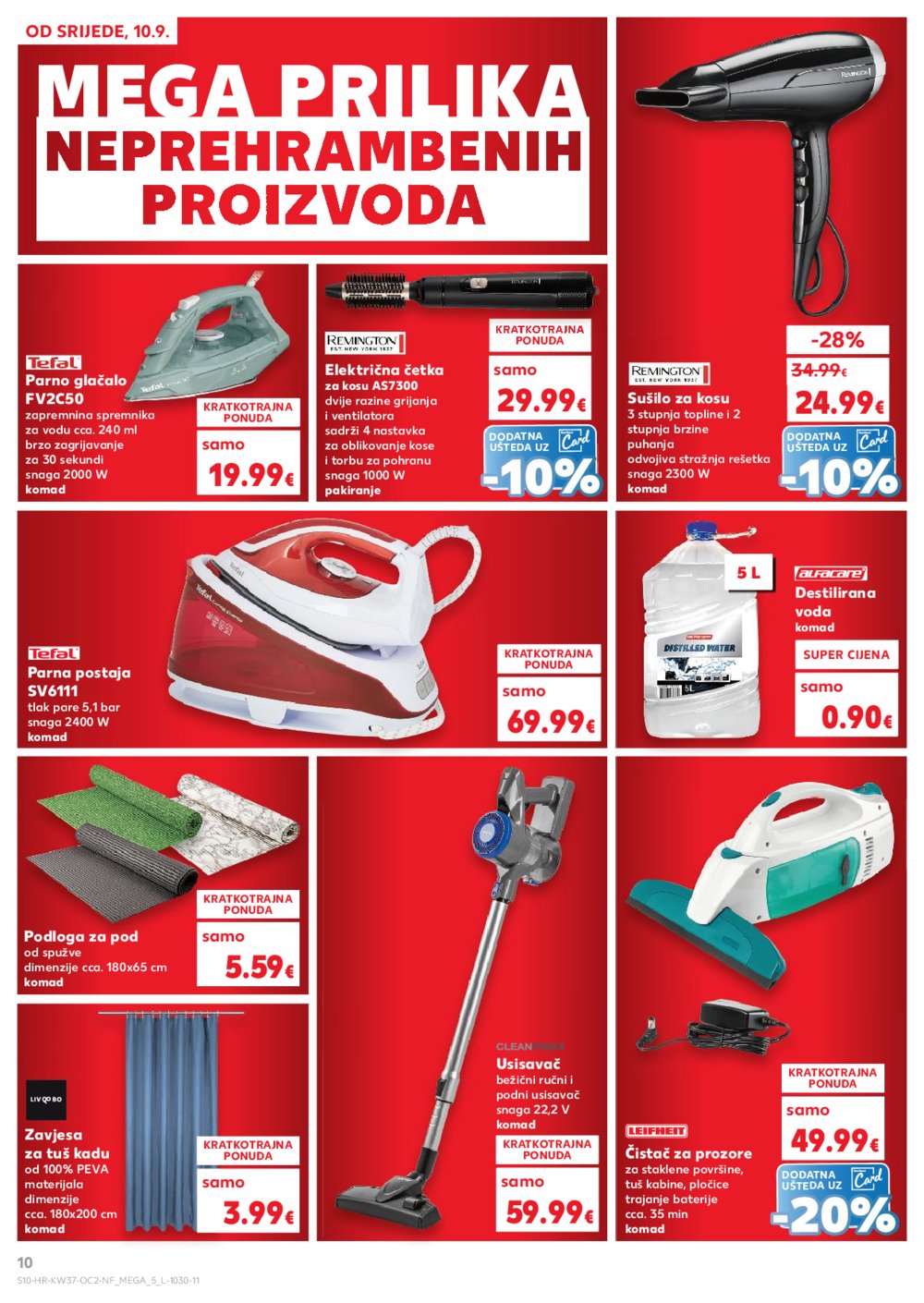 Kaufland katalog Neprehrambenih proizvoda 10.09.-16.09.2025.