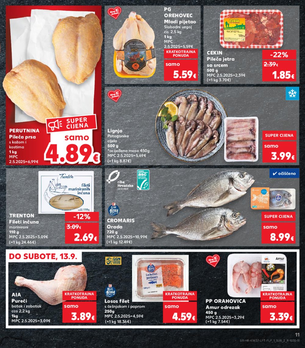 Kaufland katalog Akcija 10.09.-16.09.2025. Odabrane poslovnice