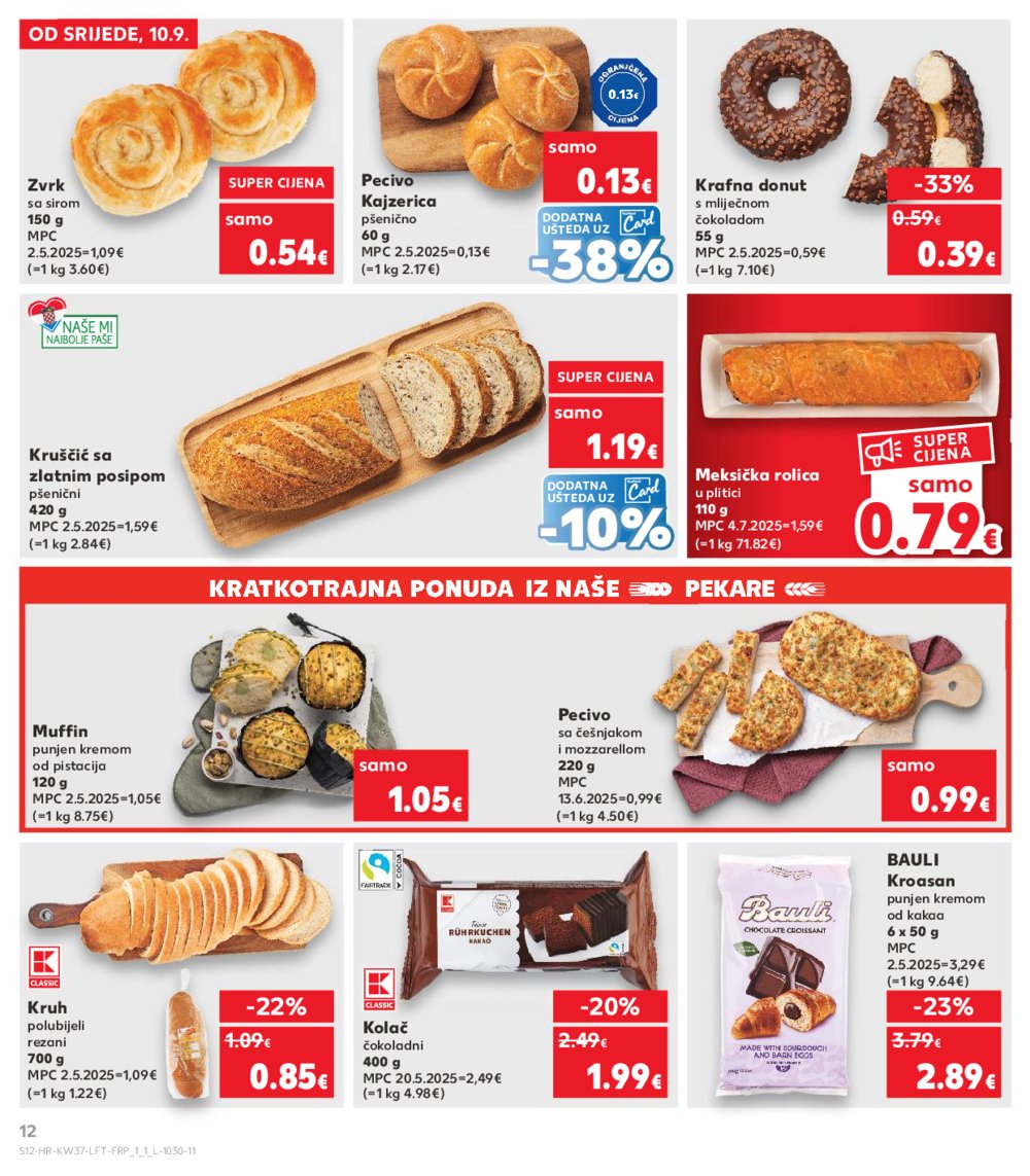 Kaufland katalog Akcija 10.09.-16.09.2025. Odabrane poslovnice