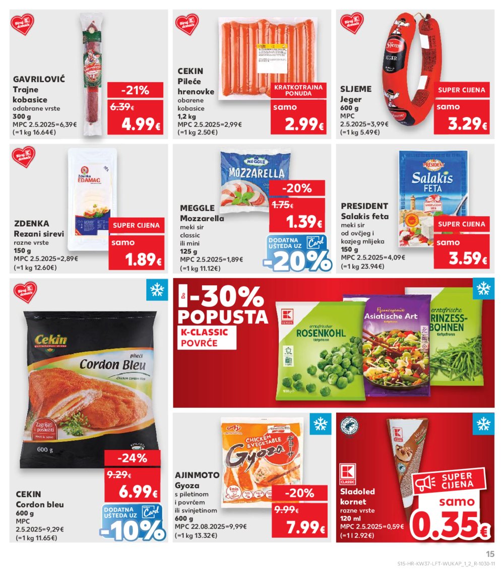 Kaufland katalog Akcija 10.09.-16.09.2025. Odabrane poslovnice