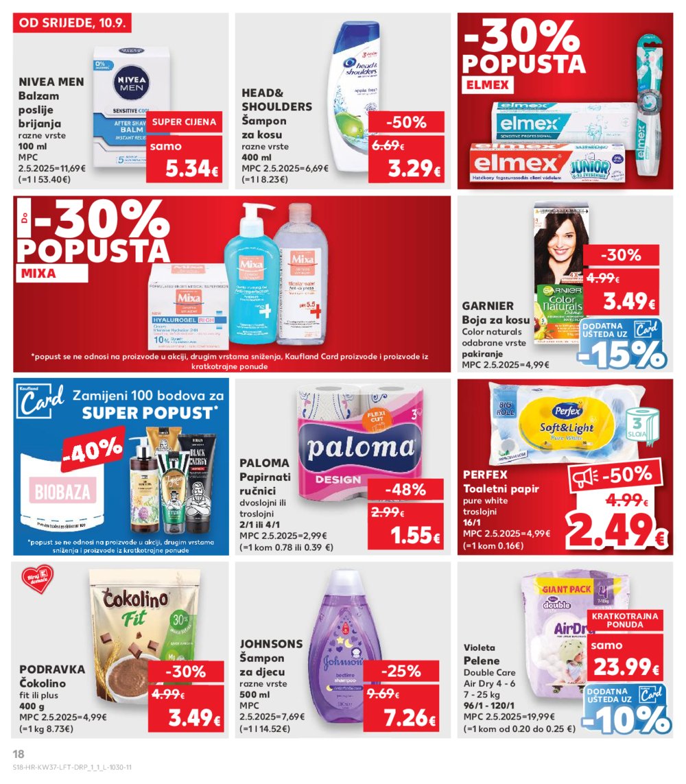 Kaufland katalog Akcija 10.09.-16.09.2025. Odabrane poslovnice