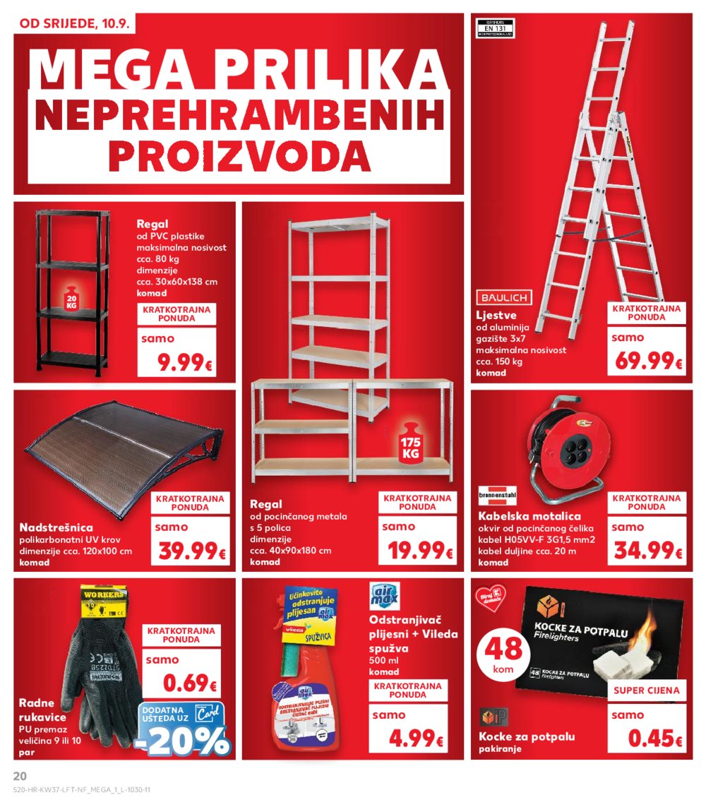 Kaufland katalog Akcija 10.09.-16.09.2025. Odabrane poslovnice