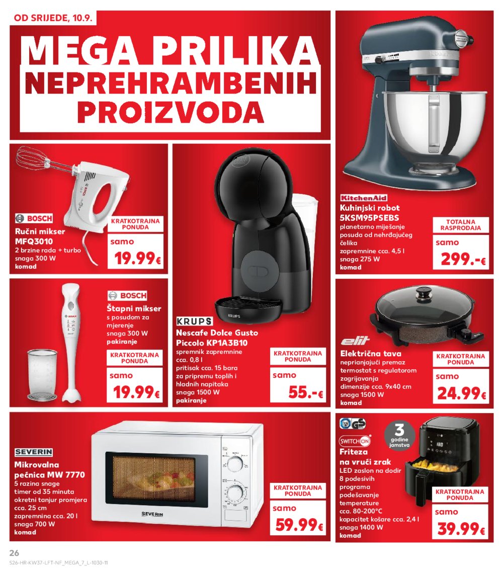 Kaufland katalog Akcija 10.09.-16.09.2025. Odabrane poslovnice