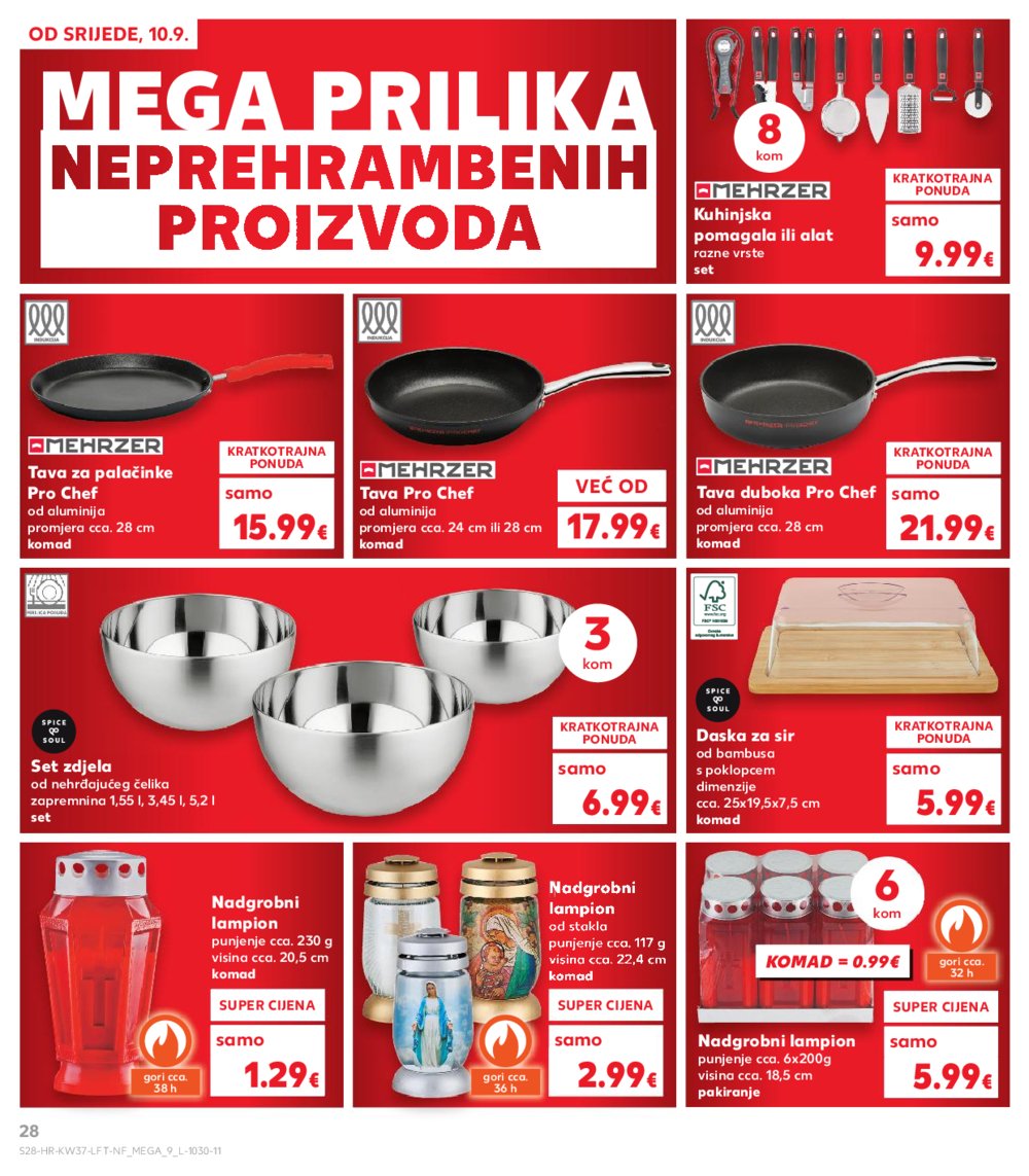 Kaufland katalog Akcija 10.09.-16.09.2025. Odabrane poslovnice