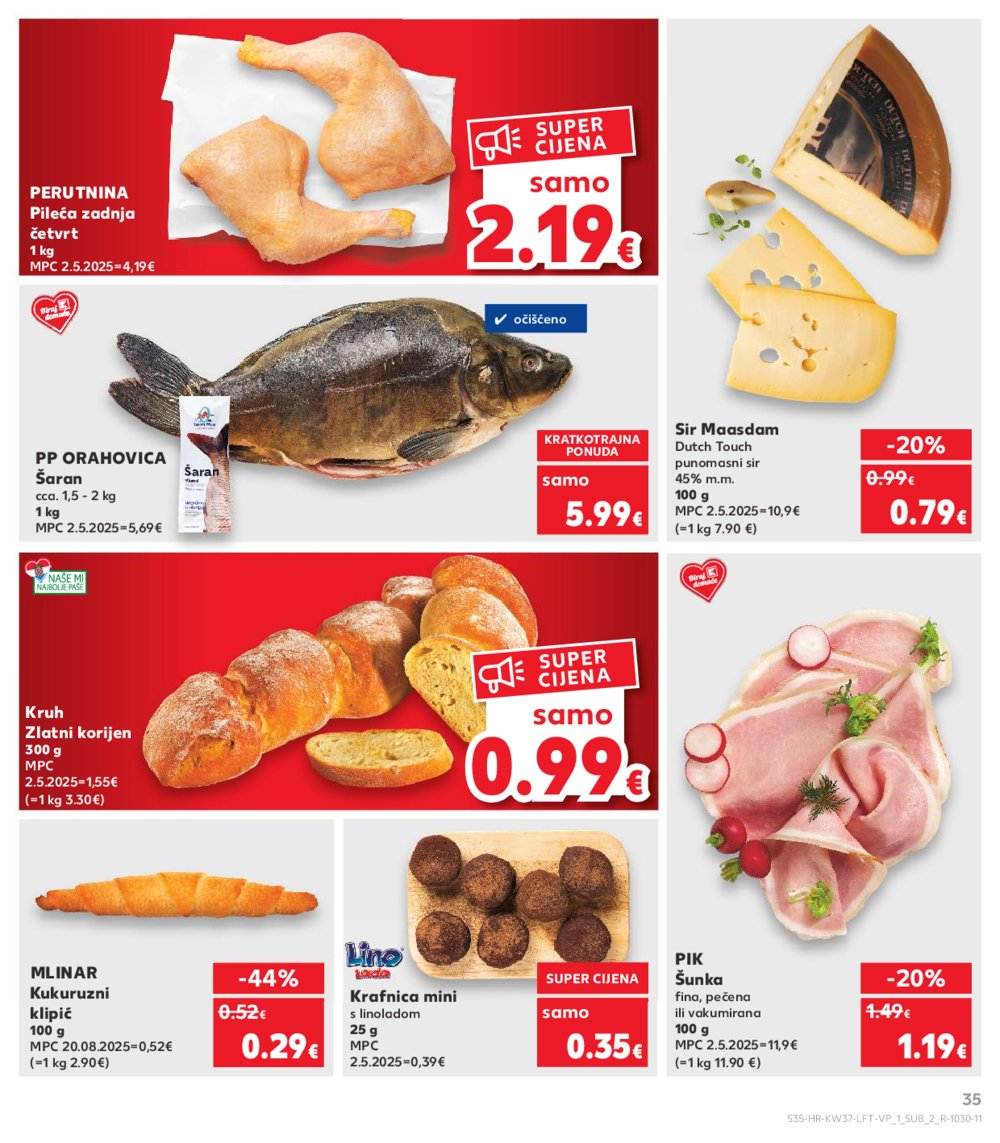 Kaufland katalog Akcija 10.09.-16.09.2025. Odabrane poslovnice