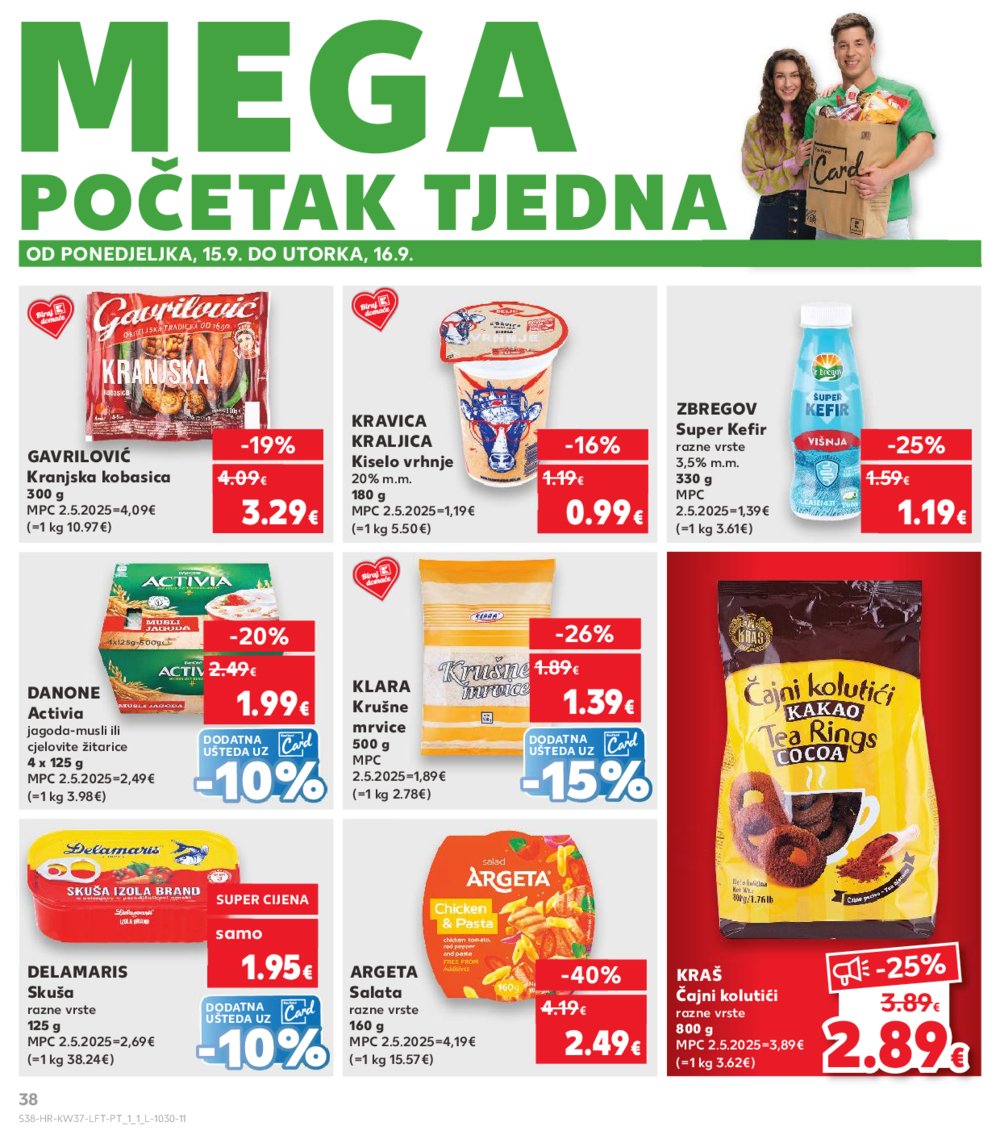 Kaufland katalog Akcija 10.09.-16.09.2025. Odabrane poslovnice