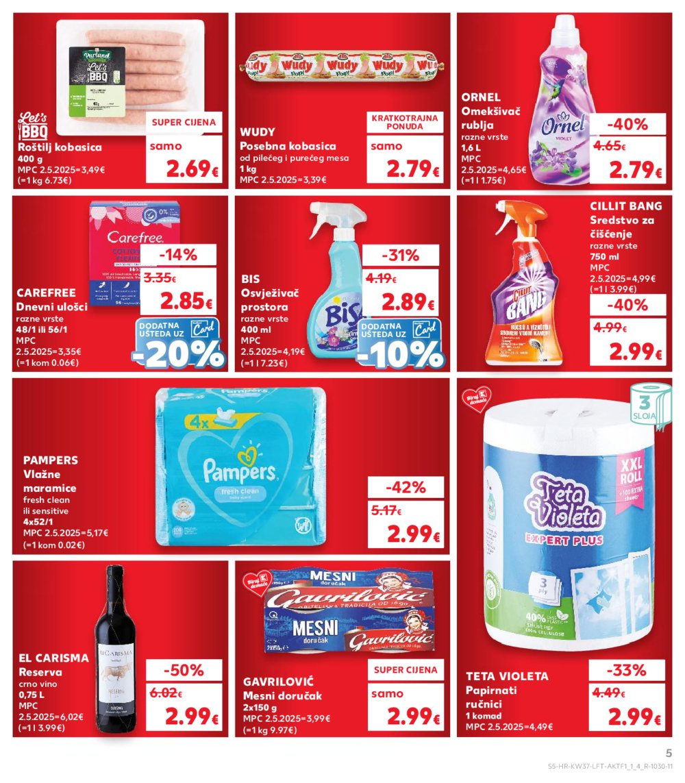Kaufland katalog Akcija 10.09.-16.09.2025. Odabrane poslovnice