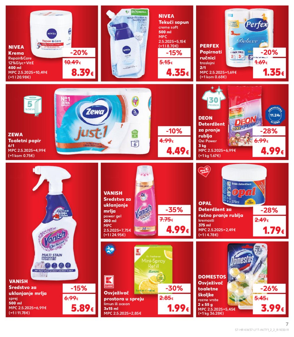 Kaufland katalog Akcija 10.09.-16.09.2025. Odabrane poslovnice