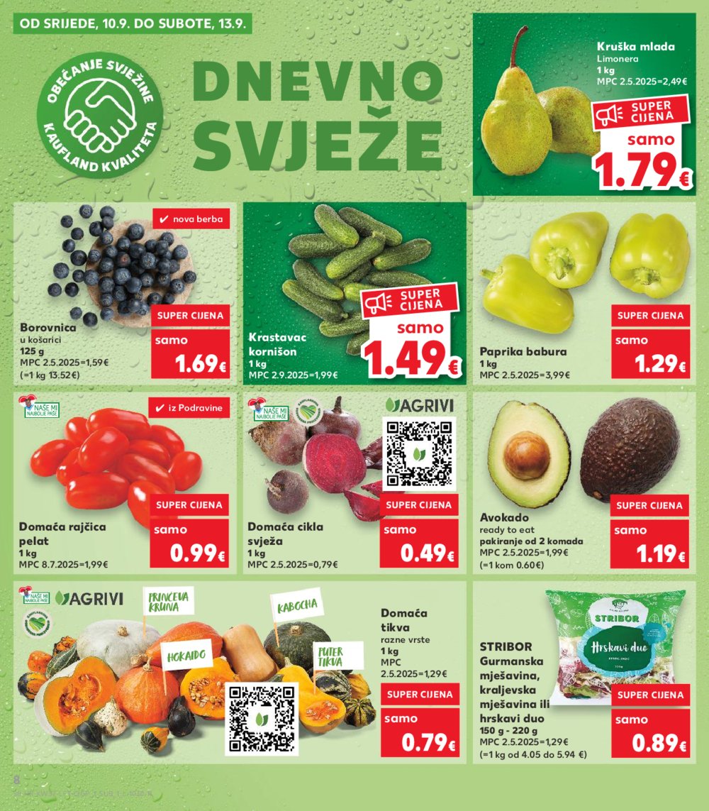 Kaufland katalog Akcija 10.09.-16.09.2025. Odabrane poslovnice