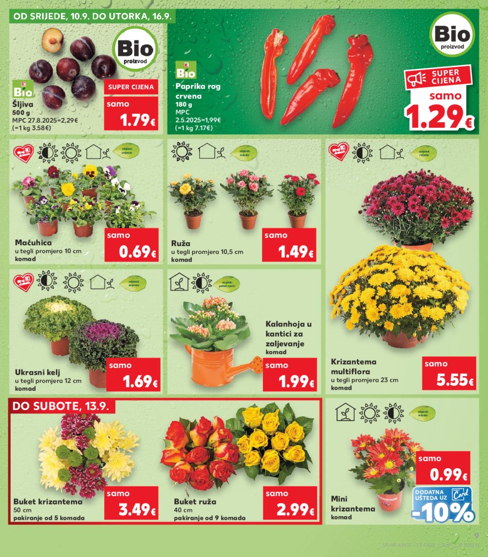 Kaufland katalog Akcija 10.09.-16.09.2025. Odabrane poslovnice