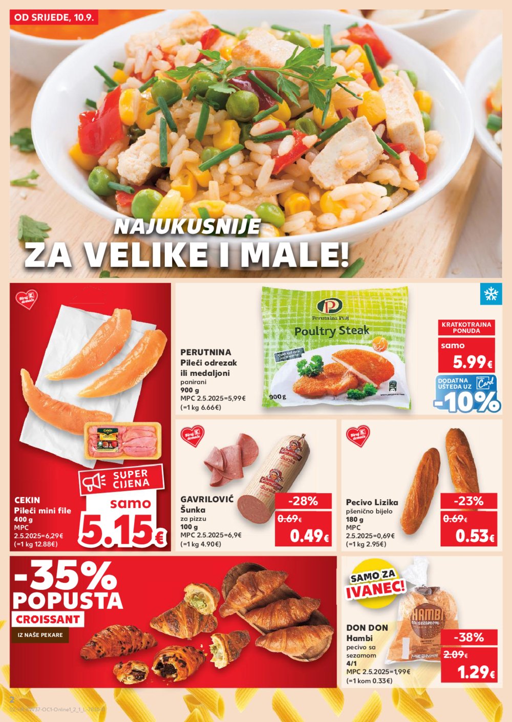 Kaufland katalog Robne marke 10.09. - 16.09.2025. Ivanec