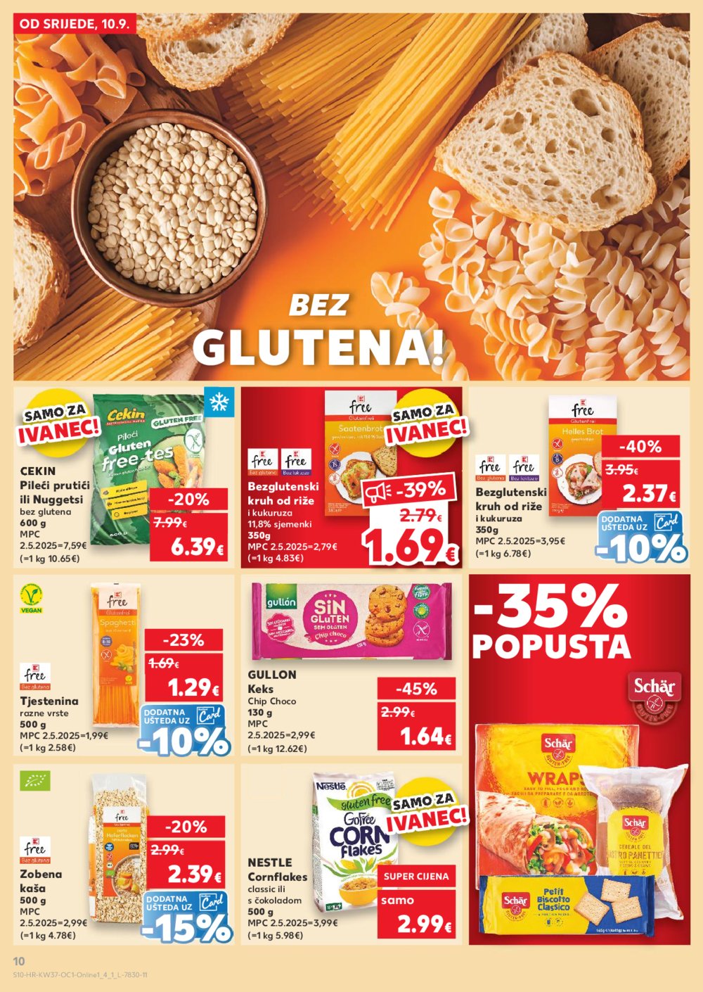 Kaufland katalog Robne marke 10.09. - 16.09.2025. Ivanec