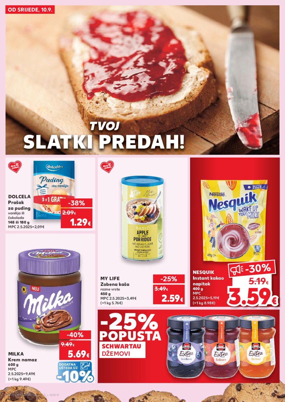 Kaufland katalog Robne marke 10.09. - 16.09.2025. Odabrane poslovnice