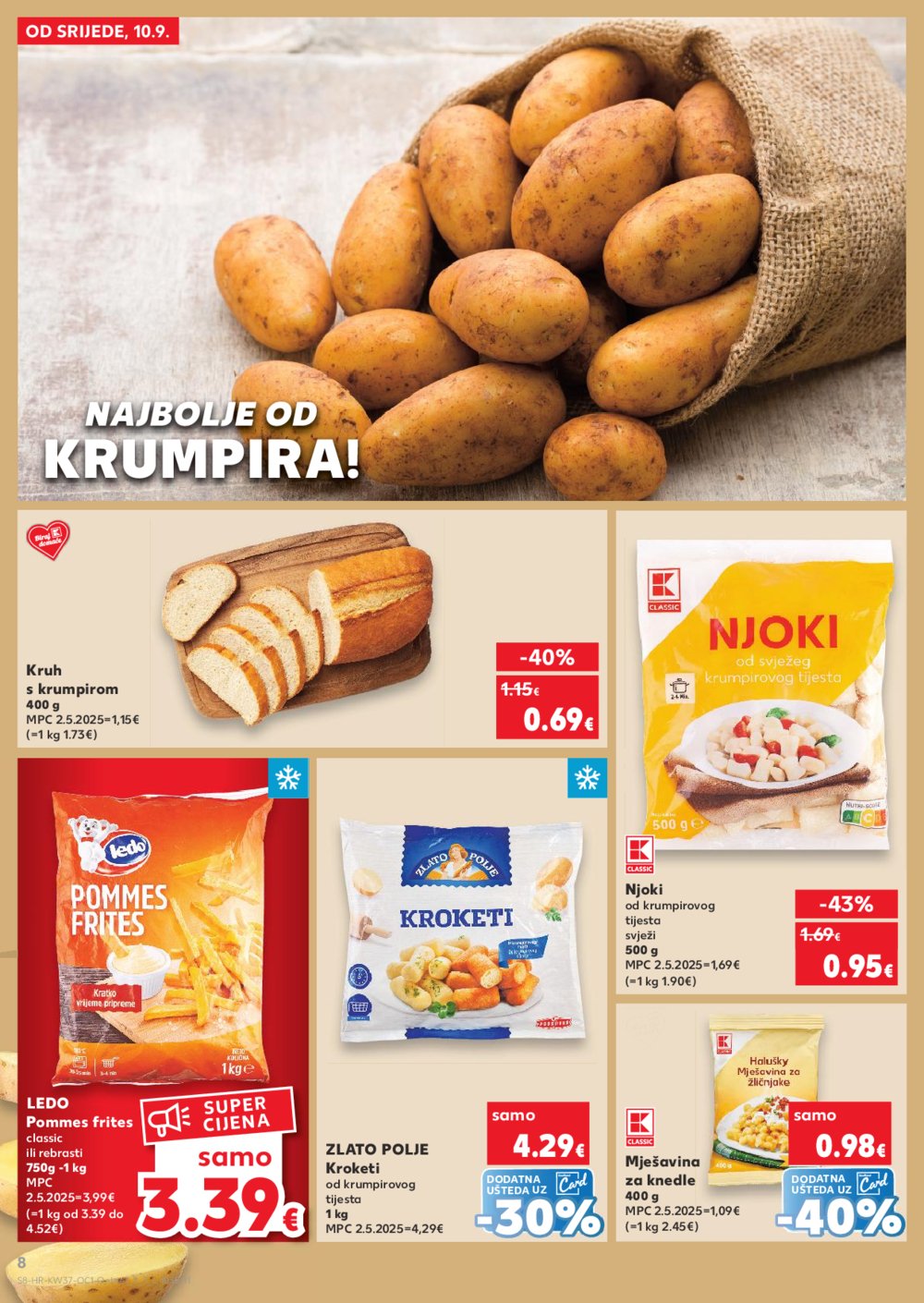 Kaufland katalog Robne marke 10.09. - 16.09.2025. Odabrane poslovnice