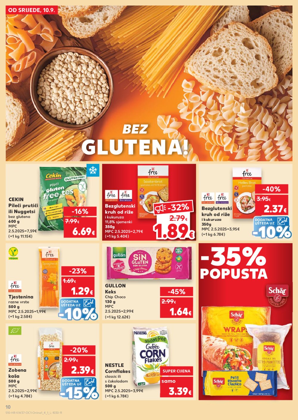 Kaufland katalog Robne marke 10.09. - 16.09.2025. Odabrane poslovnice