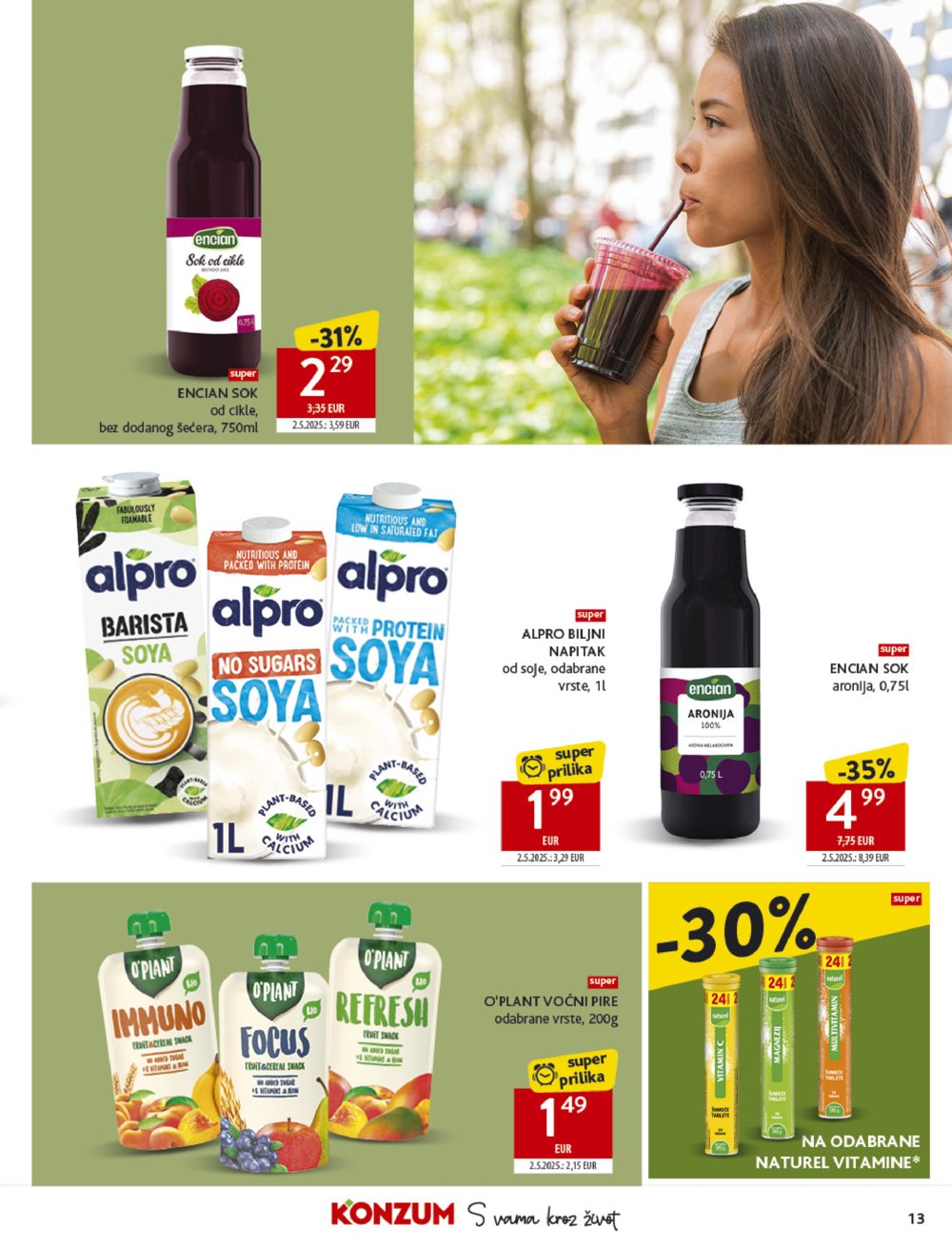 Konzum katalog Akcija 10.09. - 16.09.2025.