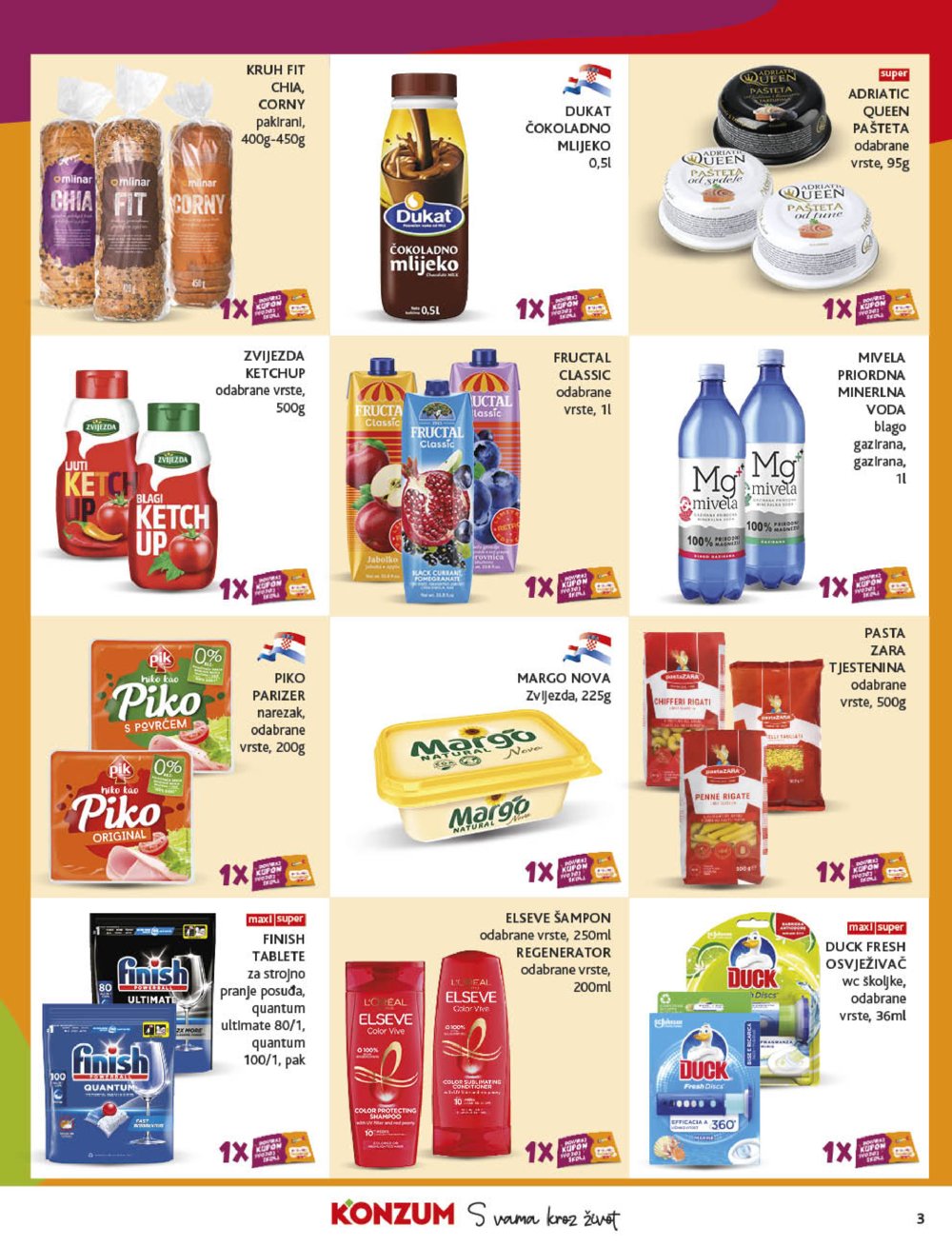 Konzum katalog Akcija 10.09. - 16.09.2025.
