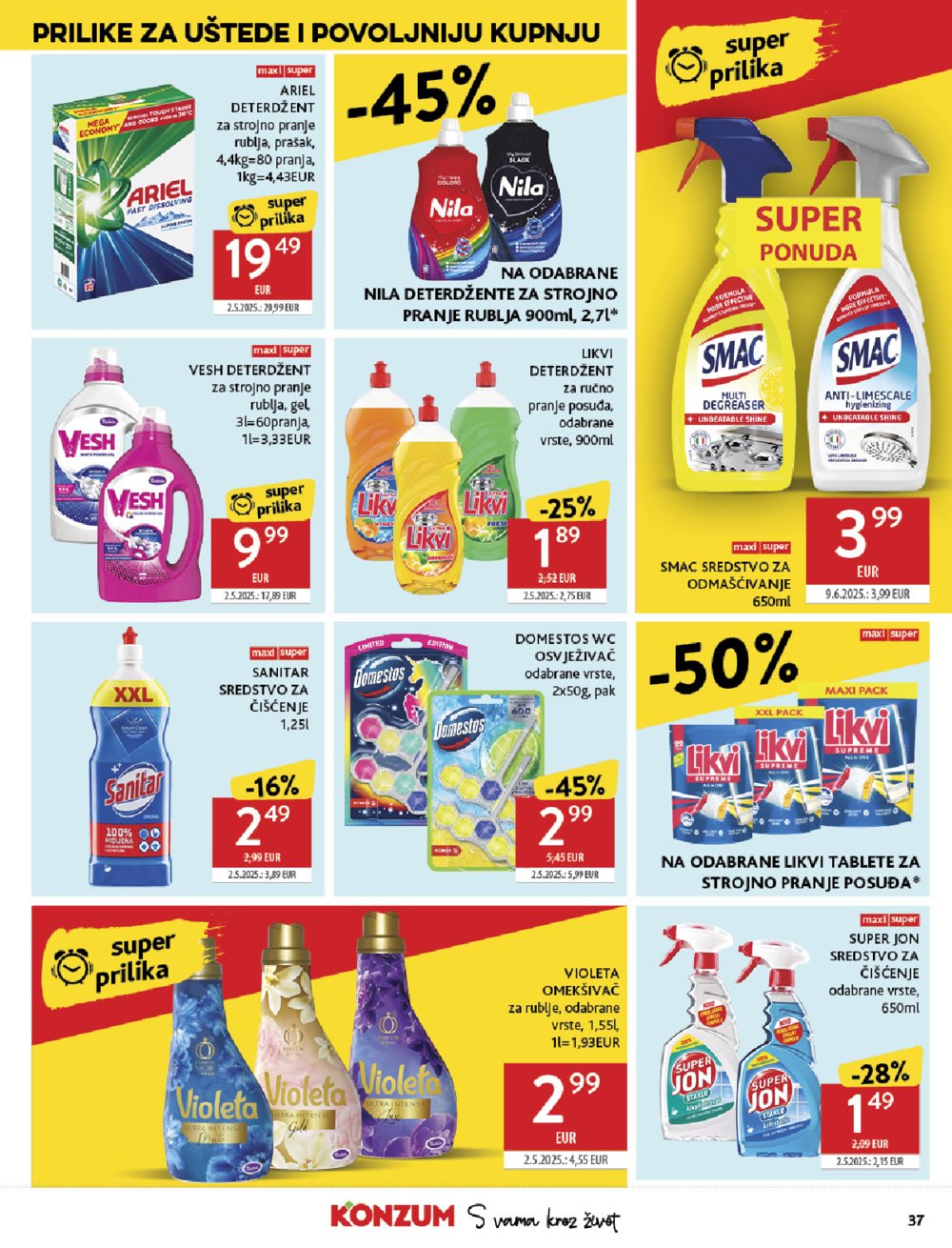 Konzum katalog Akcija 10.09. - 16.09.2025.