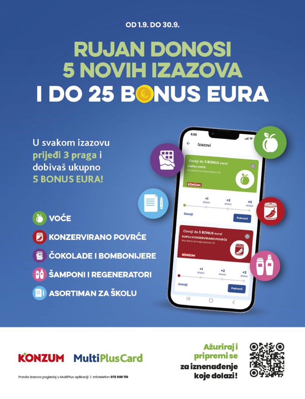 Konzum katalog Akcija 10.09. - 16.09.2025.