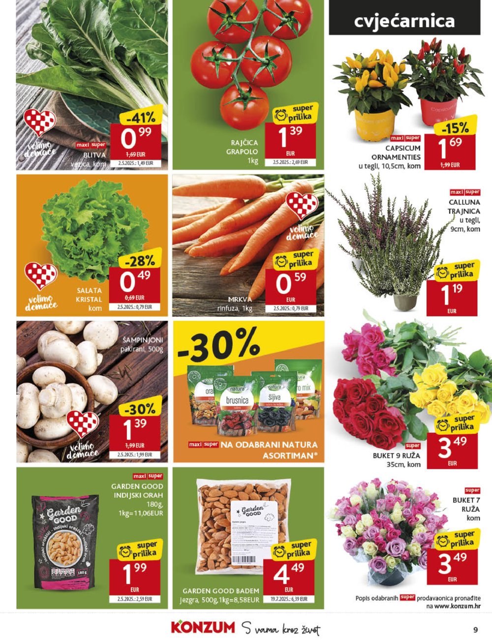 Konzum katalog Akcija 10.09. - 16.09.2025.
