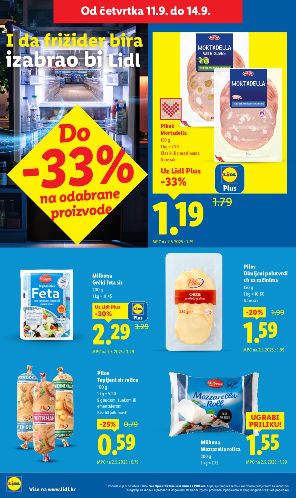 Lidl katalog Super ponuda od četvrtka 11.09. - 14.09.2025.