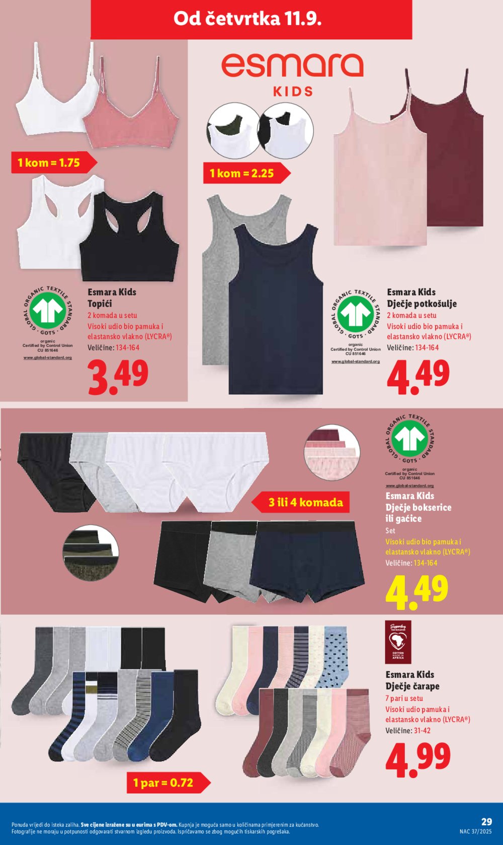 Lidl katalog Super ponuda od četvrtka 11.09. - 14.09.2025.