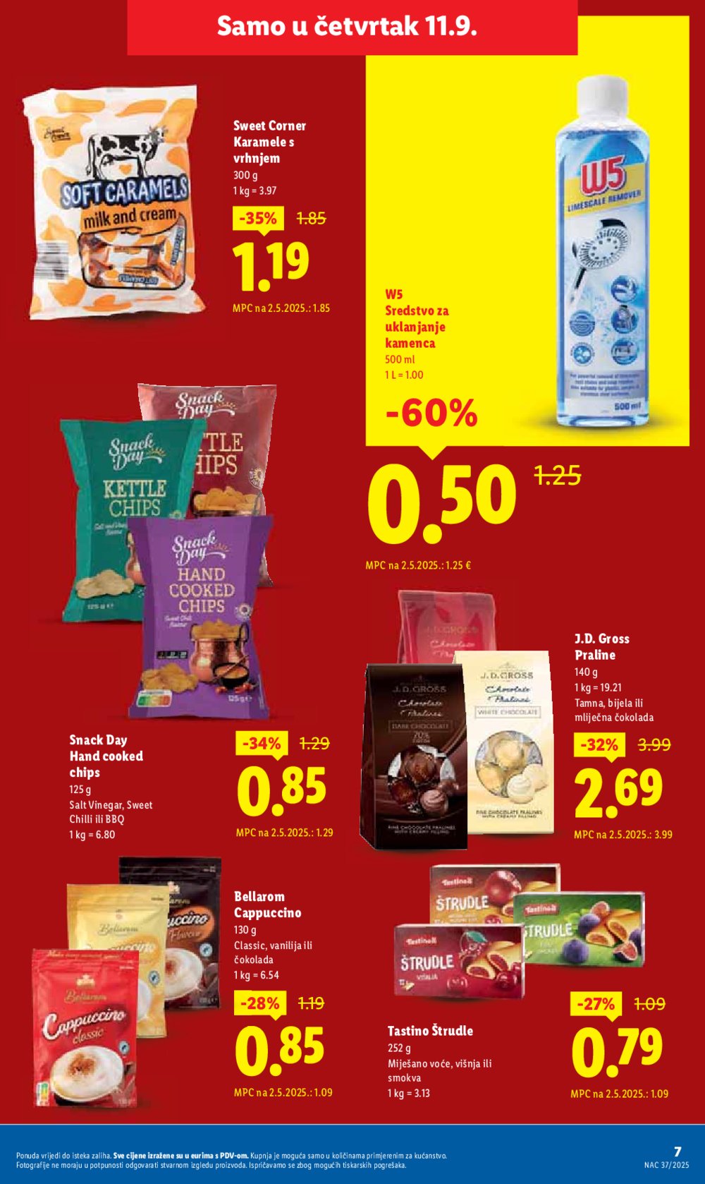 Lidl katalog Super ponuda od četvrtka 11.09. - 14.09.2025.