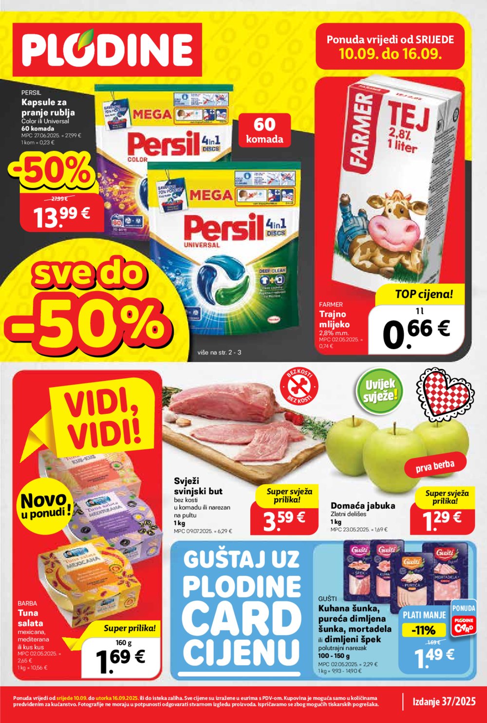 Plodine katalog Akcija 10.09. - 16.09.2025.