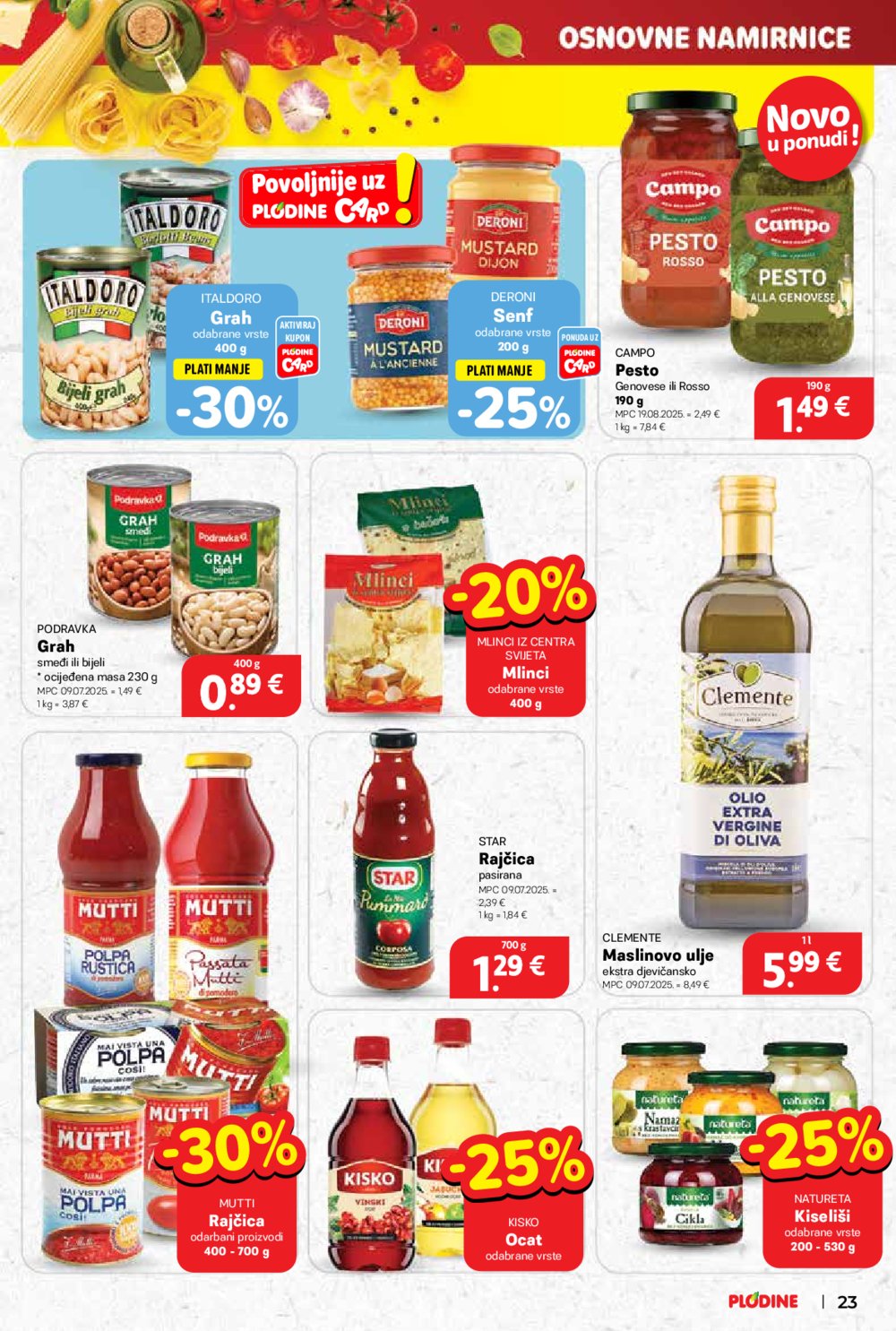 Plodine katalog Akcija 10.09. - 16.09.2025.