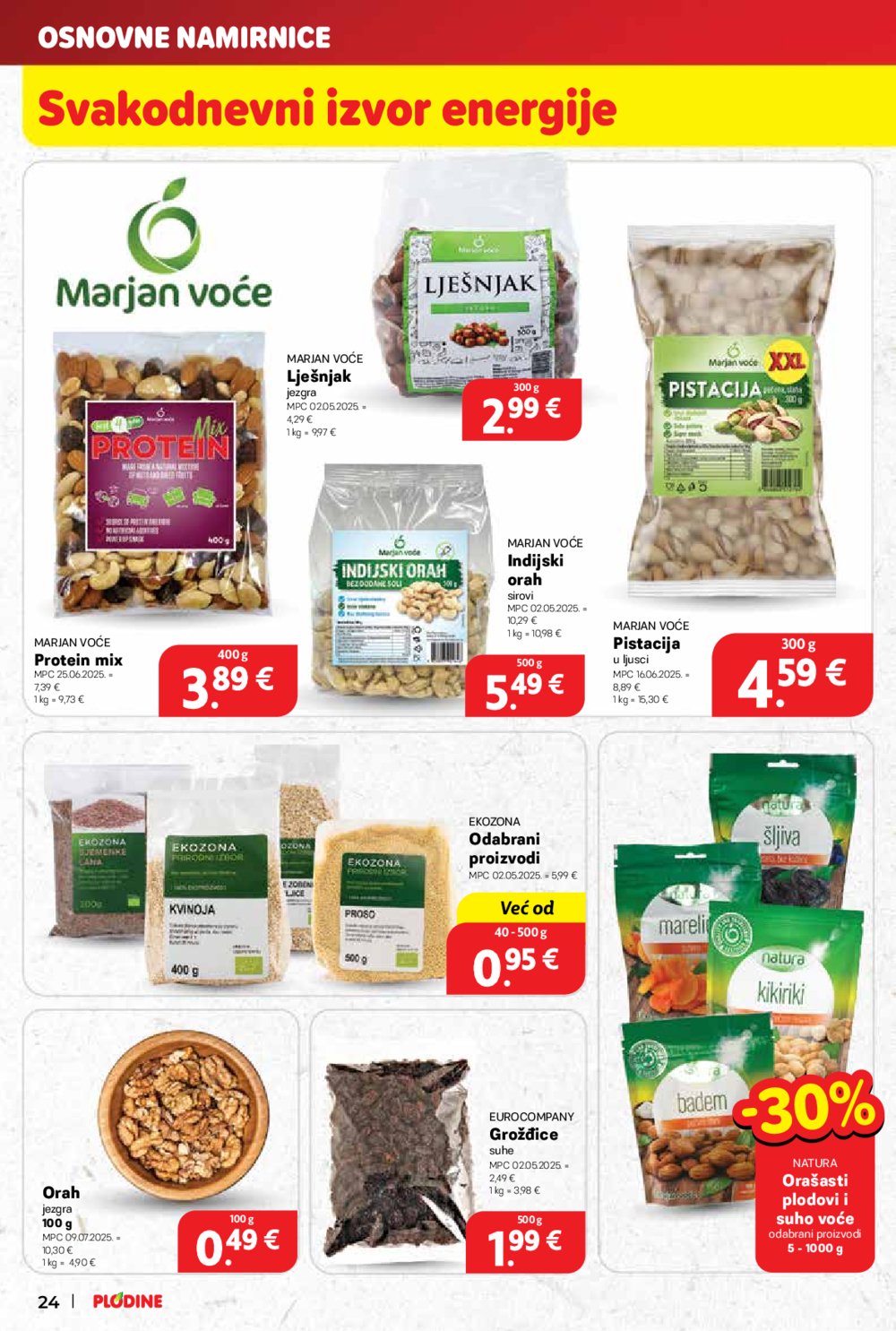 Plodine katalog Akcija 10.09. - 16.09.2025.