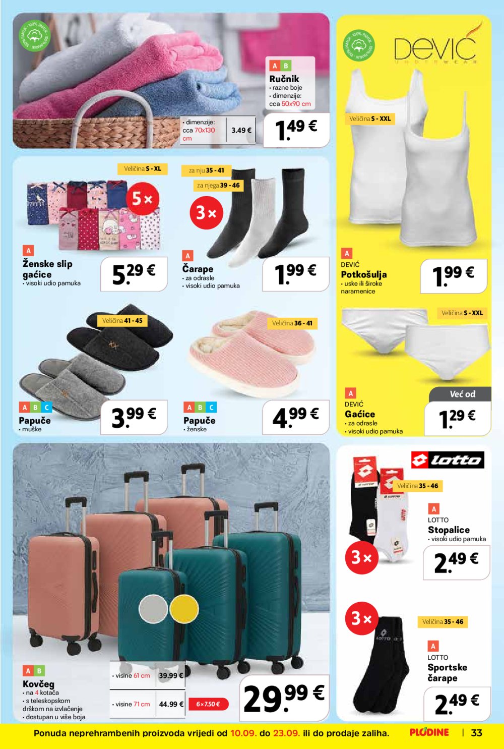 Plodine katalog Akcija 10.09. - 16.09.2025.