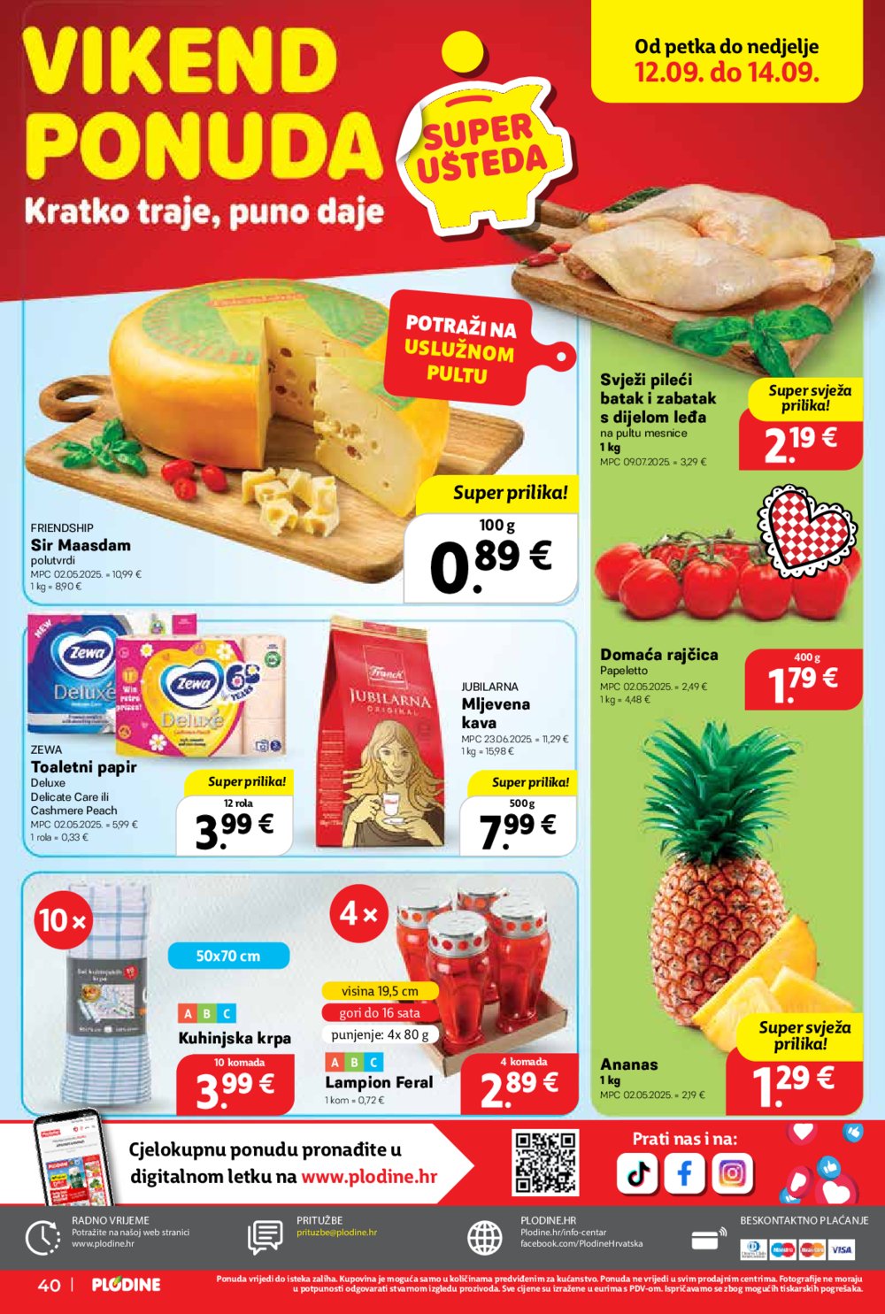 Plodine katalog Akcija 10.09. - 16.09.2025.