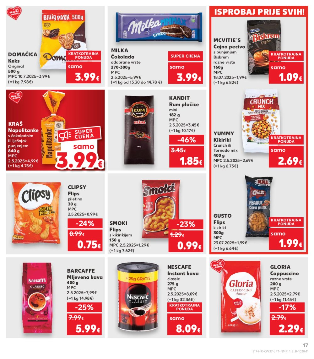 Kaufland katalog Akcija 10.09.-16.09.2025. Odabrane poslovnice