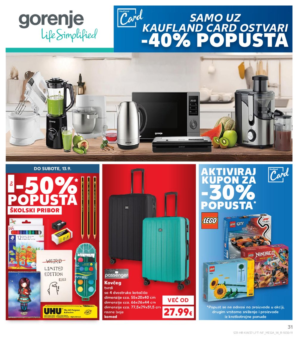 Kaufland katalog Akcija 10.09.-16.09.2025. Odabrane poslovnice