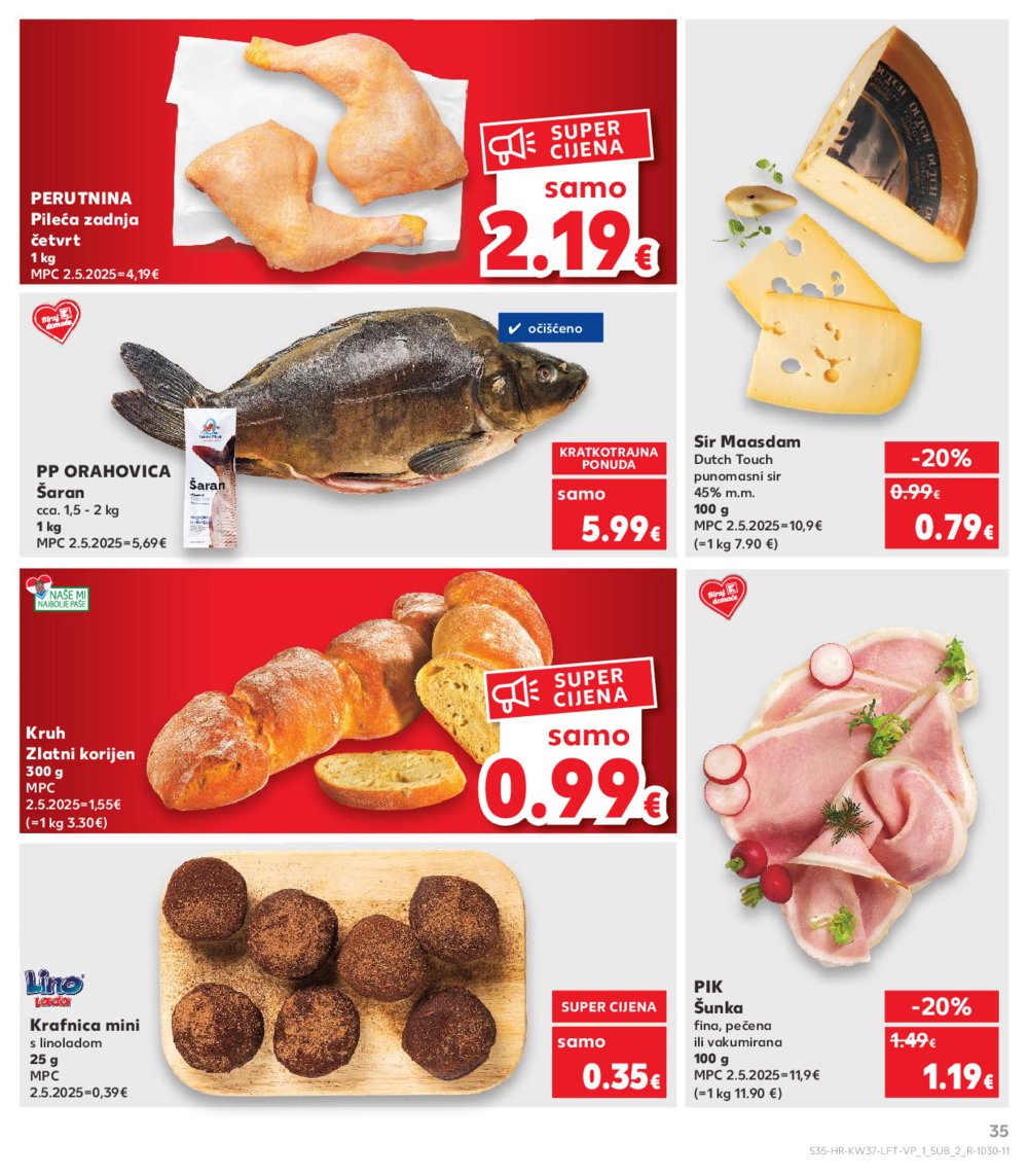 Kaufland katalog Akcija 10.09.-16.09.2025. Odabrane poslovnice