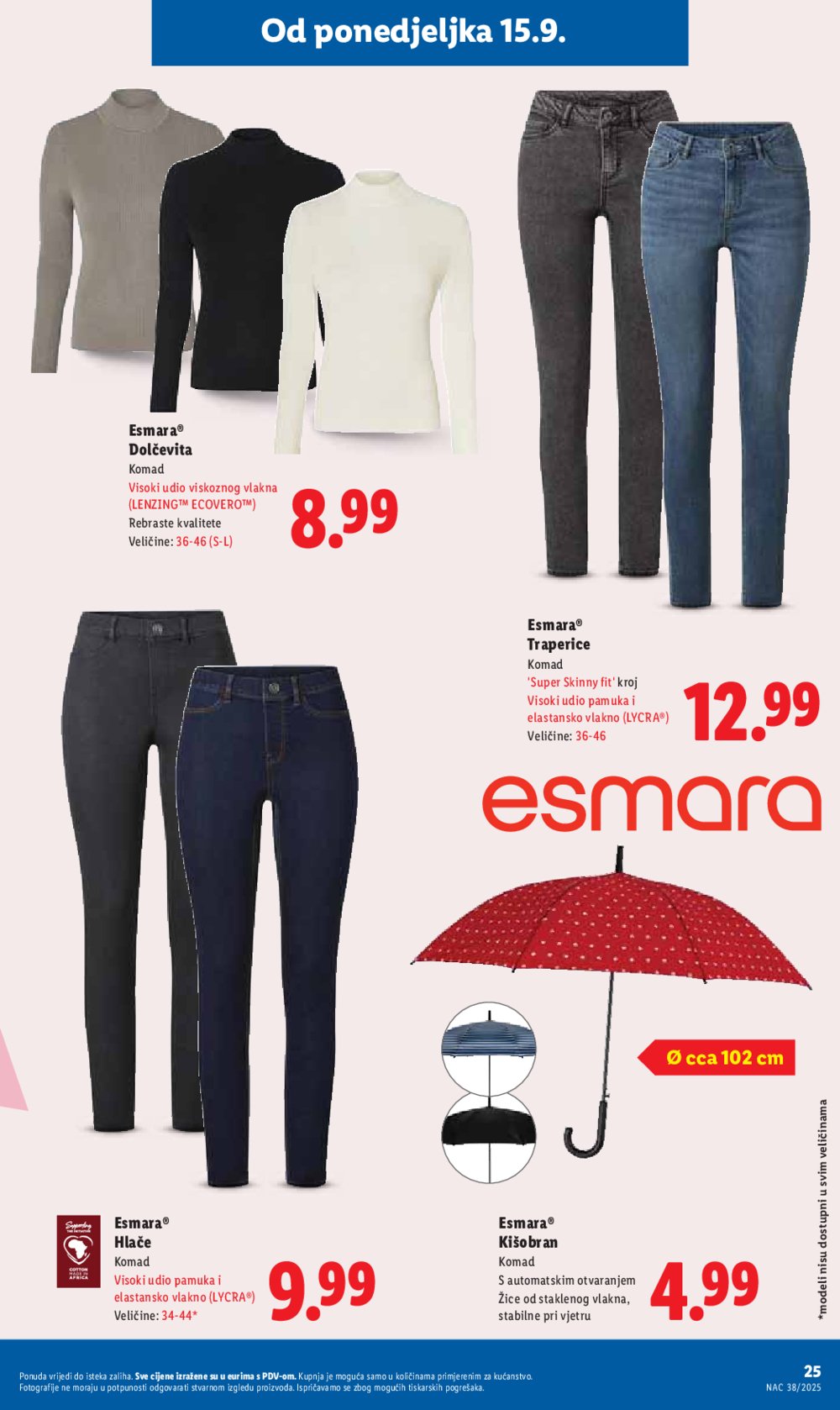 Lidl katalog Super ponuda od ponedjeljka 15.09. - 21.09.2025.