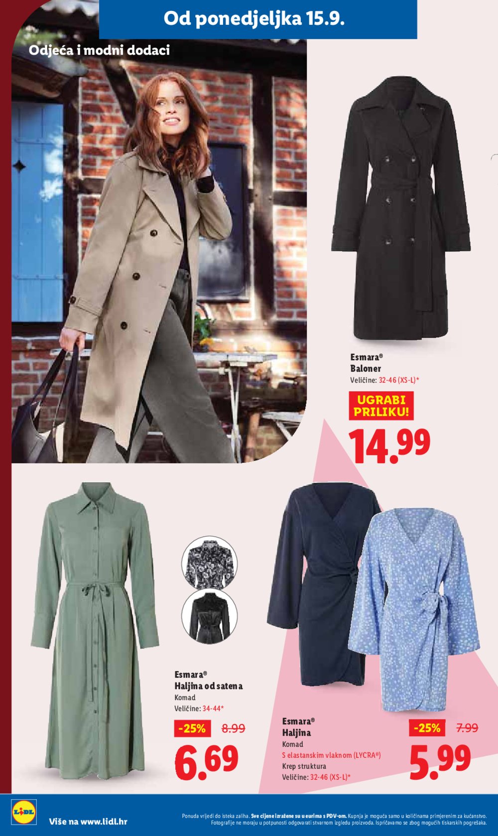 Lidl katalog Super ponuda od ponedjeljka 15.09. - 21.09.2025.